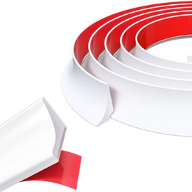 Shower Threshold Water Dam, Silicone Barrier Shower Door Bottom Seal Strip, Shower Splash Guard, for Sink Tops, Frameless Shower Door Seal