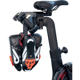 percha de ropa de zapatos de metal para Peloton Bike Plus, capacidad para 2 pares de zapatos, accesorios perfectos para Peloton Bike+, soporte para zapatos para Peloton, zapatero de metal sólido