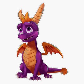 Spyro The Dragon Bumper Sticker Window Vinyl Decal 5"