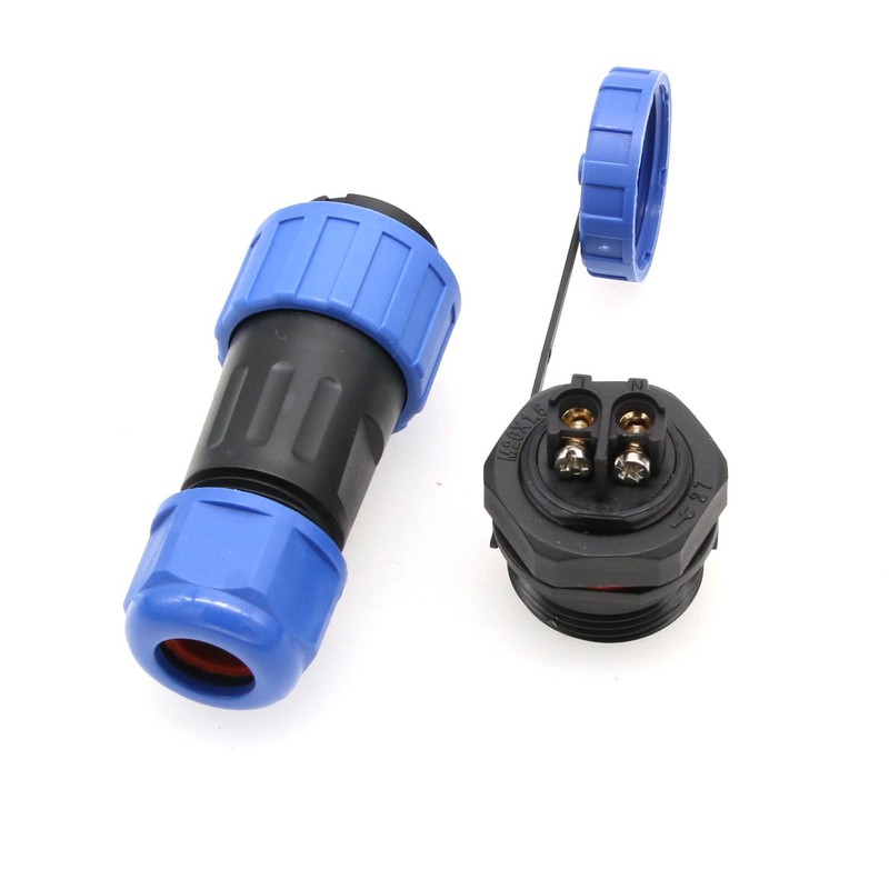 HangTon TY20 2 Pin 25A Screw Terminal Connector, Aviation Waterproof