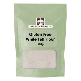 Gluten Free White Teff Flour 500g by Manor Springs