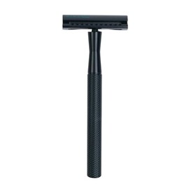 My Huevos - Safety Razor Rastrillo de Afeitar Masculino con 5 Hojillas de Repuesto - Afeitado Seguro y Preciso para Barba y Bigote - Mango de Metal An