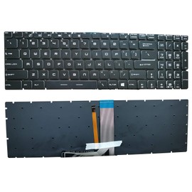 SUNMALL Laptop Replacement Keyboard with Backlight Compatible with MSI GE62 GS60 GS70 GS72 GE72 GT72 MS-1772 MS-16u6 Series Part Number V143422AK1 19000184 US Layout