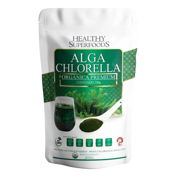 Alga Chlorella Organica Premium 500g