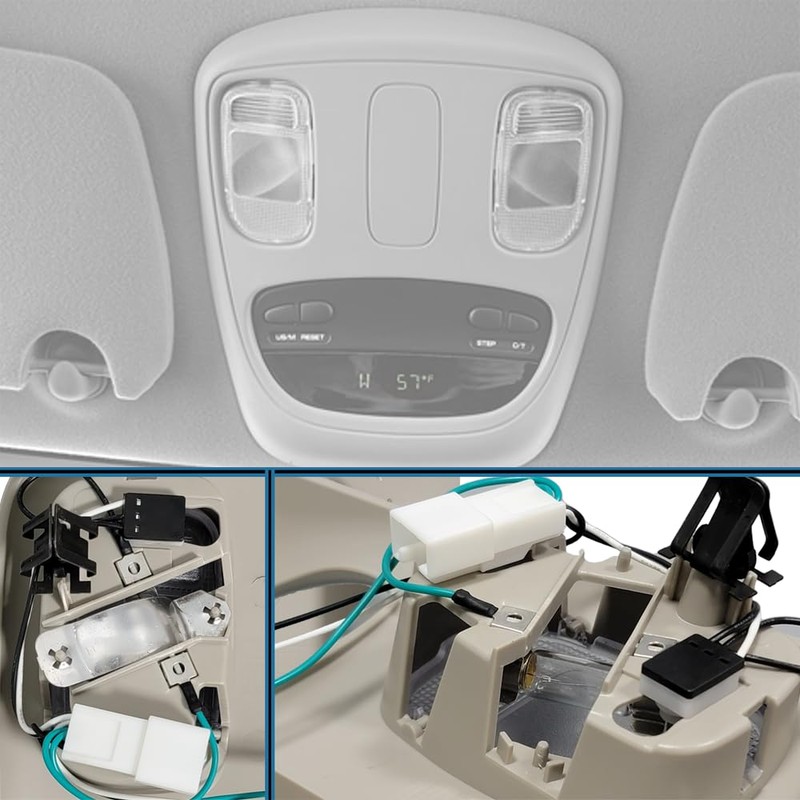 VeloLink Overhead Console Dome Map Reading Light Lamp for Dodge