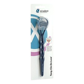 Tong Clin Deluxe Tongue Brush/Scraper 1 Box Combo Pack