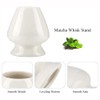 ANCLLO Matcha Whisk Stand Ceramic for Bamboo Matcha Chasen for