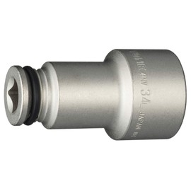 TONE Impact Long Socket 4NV-34L Insertion Angle 1/2 inch (12.7 mm) Double Side Width 1.3 inches (34 mm)