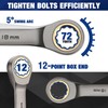 WORKPRO 22-Piece Ratcheting Wrench Set Nickel Plating 72 Teeth Metric