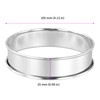 JEUIHAU 10PCS 10 cm / 4 Inches Crumpet Rings, 304