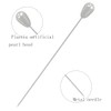 100 Pcs Corsage Pins Teardrop Pearl Pins Sewing Wedding Bouguet