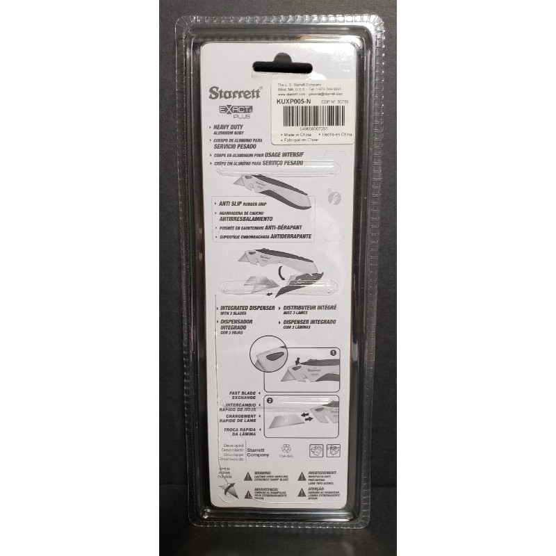 Starrett Retractable Utility Knife New/Sealed