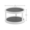 Copco Non-Skid 2 Tier Turntable, 12 inch, Cream