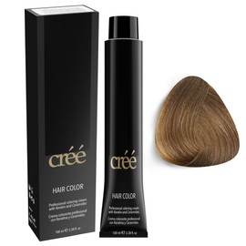 Cree Professional 7.7 - Sand Blond Permanent Hair Color - Long Lasting, Rich Vibrant - Gray Coverage 100ml - 3.4 fl.oz.