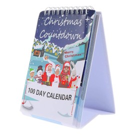 Calendar Christmas Advent Decor | Christmas Tear Off Countdown Desk Calendar | 100 Days Interactive Wall Art Home Decor Desk Centerpiece For Boys Girls