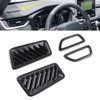 4pcs Car Interior Front Upper Air Vent Outlet Cover Trim