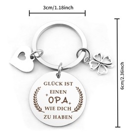 Grandma Gift, Grandpa Gift, Grandpa Gift Christmas, Gifts for Grandma, Gifts Under 10 Euro, Keyring Grandma, Keyring Grandpa, Grandpa 2, Unit size