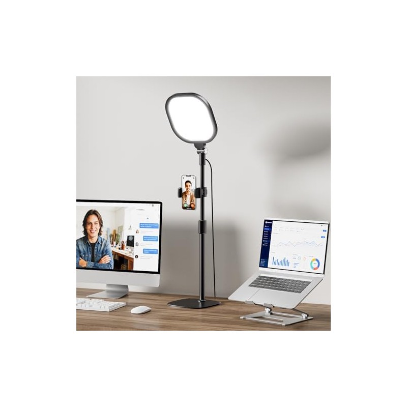 Iluminación de Zoom para videoconferencias, lámparas de oficina en casa