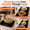 3-in-1 Modular Electric Food Warming Tray, 36 in x 16