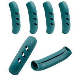 Cionyce 6 Pack Silicagel Pot Handle Covers 3 Inch Lid Handle Covers Green Handle Holder Grip Heat Insulation Handle Cover for Pan,Pot