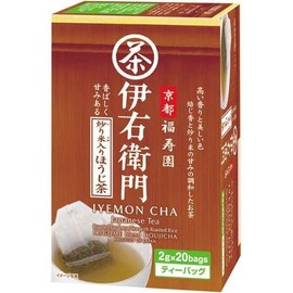 Iemon Roasted Roasted Tea Bag with Fried Rice, 0.07 oz (2 g) x 20 Bags