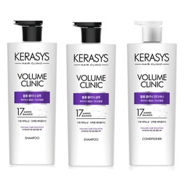 Kerasis Volume Clinic Protein Shampoo 2+ Conditioner 1, 1 pack / 케라시스 볼륨 클리닉 단백질 샴푸 2+ 컨디셔너 1, 1개