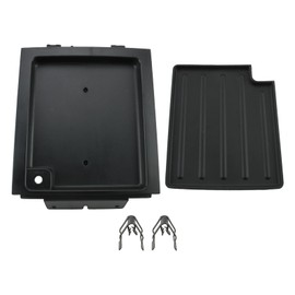 AUTOKAY Dash Upper Center Bezel Panel Trim Tray Fit for Ford F150 2004-2008 with AUX Input