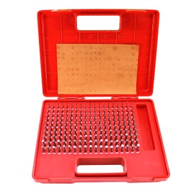 HFS(R) M1 Plus Steel Pin Gage Set with Storage Case for Carpenters and Home Improvement 190 PCS 0.061-0.250"