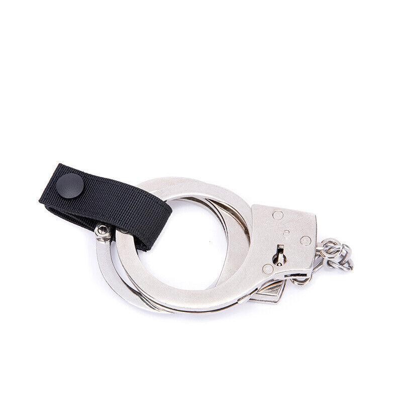 2Pcs Handcuff Strap Holder Holster Dual Safety Snap Closure Fit