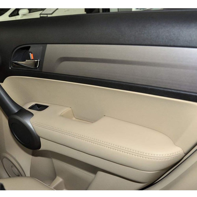 DSkoiph Front Door Panels Armrest Cover Leather Left & Right