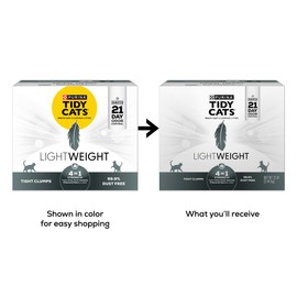 Purina Tidy Cats Multi Cat, Low Dust, Clumping Cat Litter, Lightweight 4-in-1 Strength - 12 lb. Box