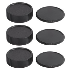 Goshyda M39 Front Rear Lens Cap, 3 Pair Pack, Highly Reliable M39 Front Rear Lens Cap, Suitable for M39 Camera Body and M39 Camera Lens