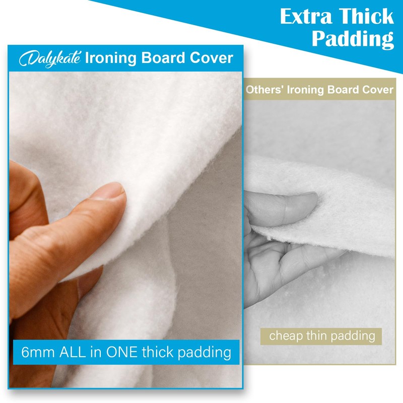 Dalykate Ironing Board Cover 21 x 57 with Scorch and