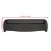 HECASA Type-R Style Rear Roof Spoiler Wing For Civic Hatchback