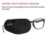 Astropic 12Pcs Eye Patches for Adults Kids Glasses (Medium, Black)