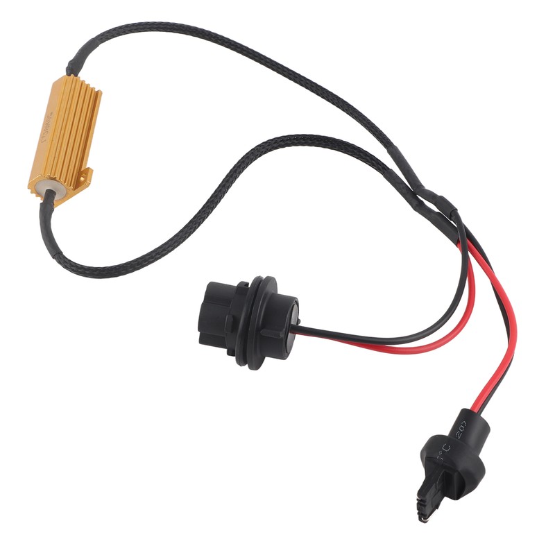 7440 T20 50W8RJ Hyper Flash Fix Error Free Wiring Adapters