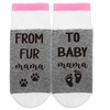 From Fur Mama To Baby Mama Socks,Women Pregnancy Announcement Socks,Mothers