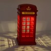ASHATA Retro London Telephone Booth LED Night Lamp Touch Dimmable