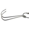 TIHOOD 3 PCS 9.4" Stainless Steel Double Meat Hooks Roast