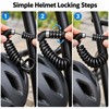 Mini Combination Cable Lock for Bike Helmets – Portable Steel