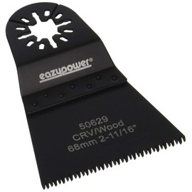 Eazypower 50629 68mm 2-11/16" Oscillating CV Precision Flush Cut Wood Saw Blade, (1per Pack)