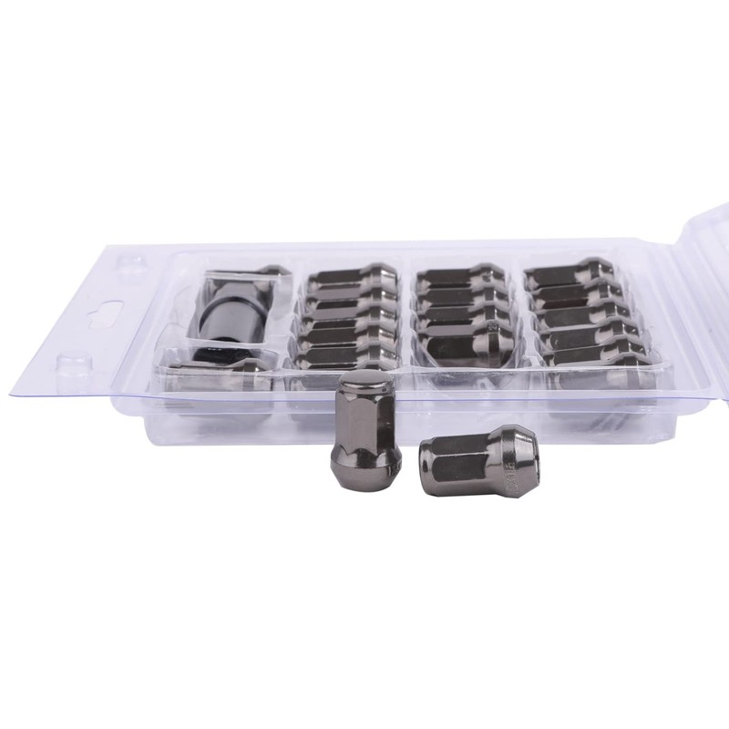 [Partools] Lock Nuts, Titanium Color, Car Tire Wheel Nuts M12