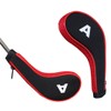 Andux Count Printed Golf Iron Covers with Zipper Long Neck