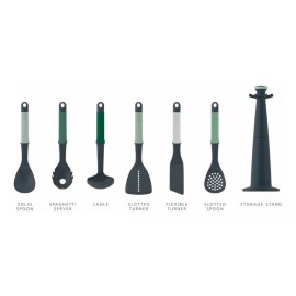 Joseph Joseph Set 6 Utensilios De Cocina De Silicona Base Giratoria Jj-122