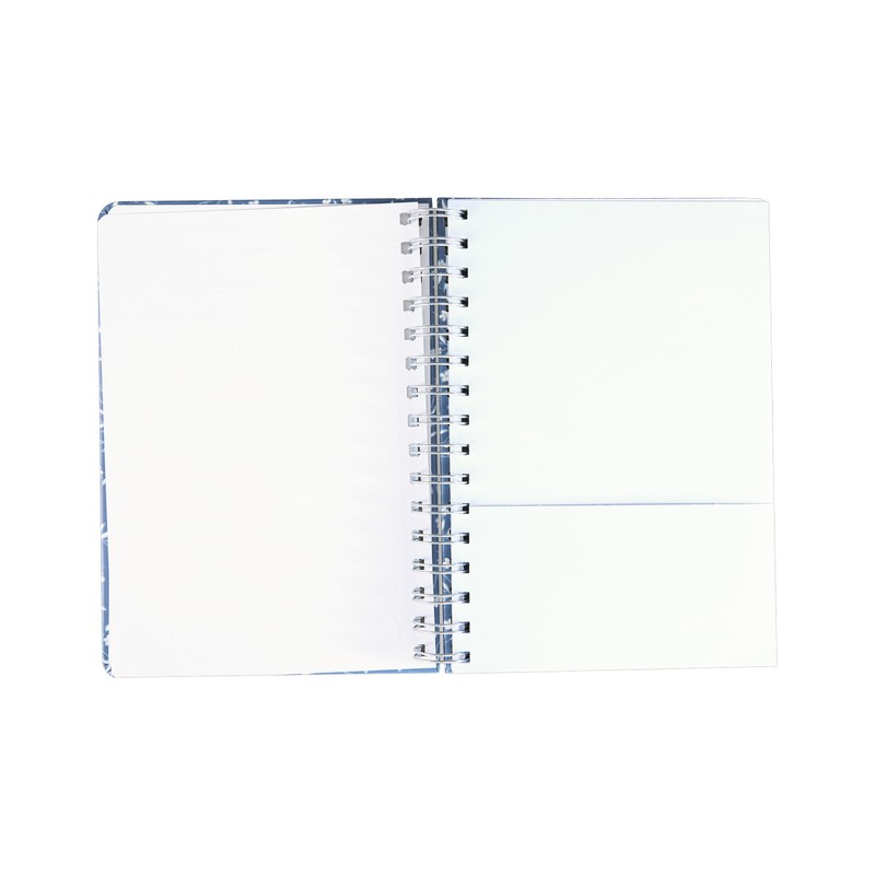 Idena 11366 Notebook A5 with 66 Stickers, Blue, Journal with