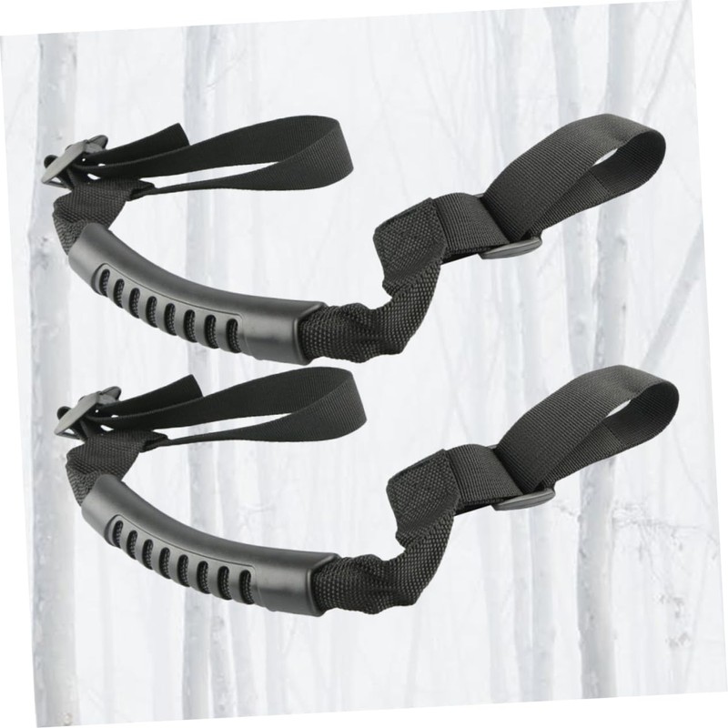 Healvian 2pcs Grab Handle for Car Roof inside Handrail Roll