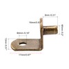 sourcing map Shelf Support Peg,5mm/2" L-Shaped Support, Furniture Cabinet Closet