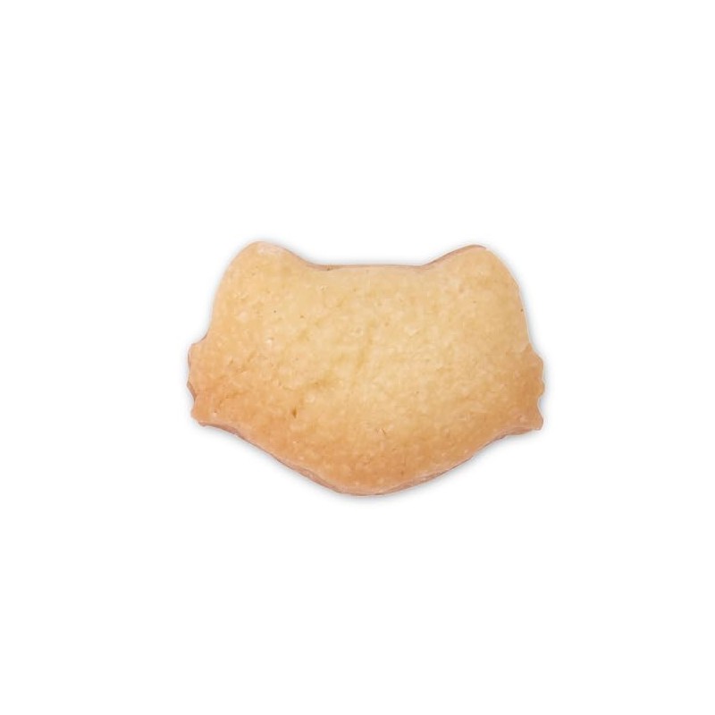 Staedter Mini Cat Head Cookie Cutter, Silver