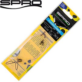Spro Matt Black Leader Fluorocarbon - 2 spinning leaders for spin fishing for pike and zander, pike leader, fluoro spinning leader, length / load capacity: 30 cm - 80 lbs - 36 kg