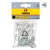 Topex 43e501 - Aluminium Rivets 4.0mm x 8.0mm 50 Piazza